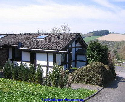 Sauerland : FEWO Ferienhaus Hennesee