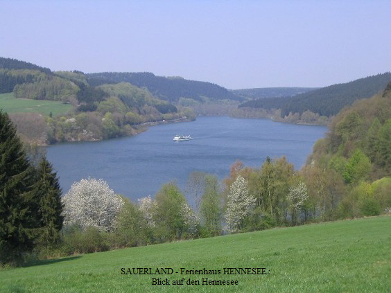 Sauerland Hennesee : Blick auf den Hennesee 